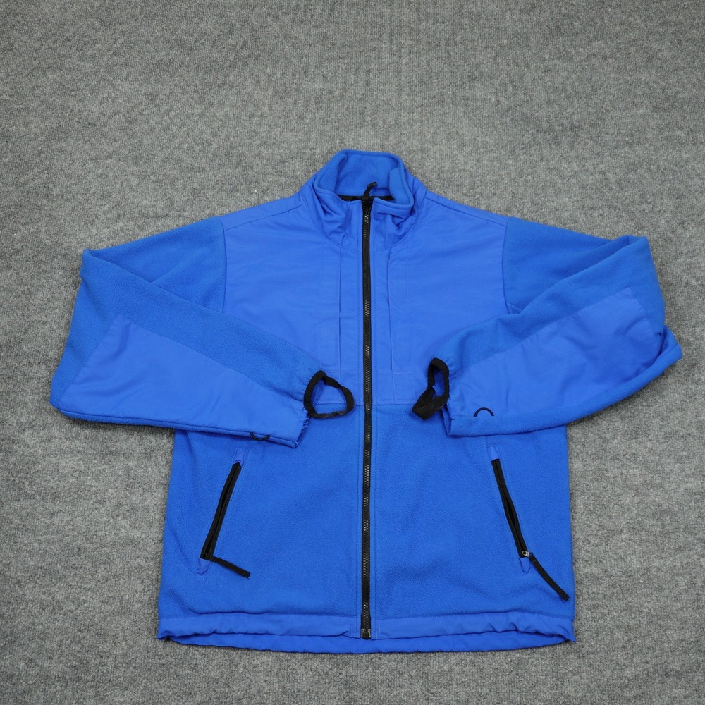 5.11 Tactical Series Jacket Mens Medium Blue Fleece Reinforced Full Zip Tactical